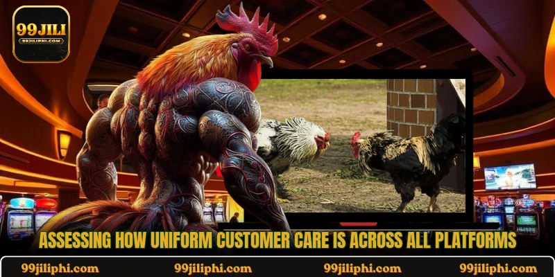 Assessing how uniform customer care is across all platforms
