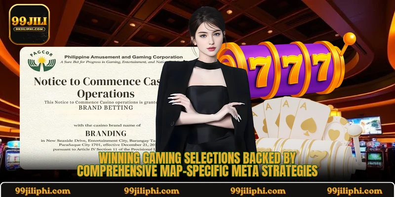 Winning gaming selections backed by comprehensive map-specific meta strategies
