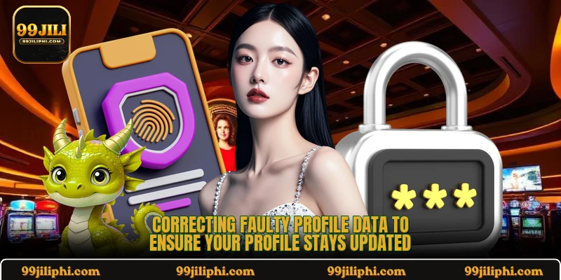 Correcting faulty profile data to ensure your profile stays updated
