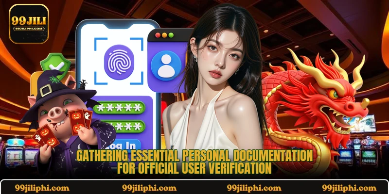 Gathering essential personal documentation for official user verification