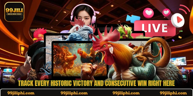 Track every historic victory and consecutive win right here